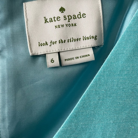 Kate Spade Tiffany Blue Fit and Flare Dress - Picture 1 of 5
